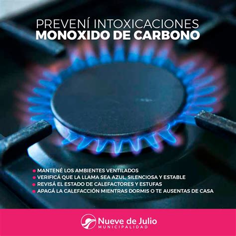 Municipalidad 9 de Julio | PREVENCIÓN DE INTOXICACIONES CON MONÓXIDO DE CARBONO