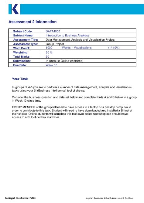 DATA4000 T2 2022 Group Project: Data Management & Visualisation - Studocu