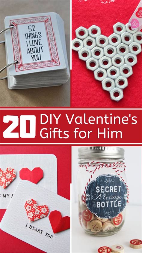 20+ DIY Homemade Valentine's Day Gifts For Him - Let Go of Being ...
