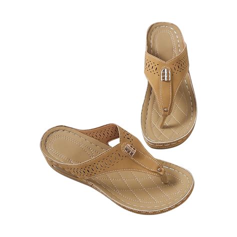Orthopedic Sandals for Women Walking Slippers with Arch Support Vintage ...