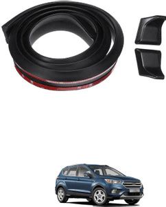 PROEDITION Rear Strip Splitter Spoiler Side Skirt Rubber Carbon ...