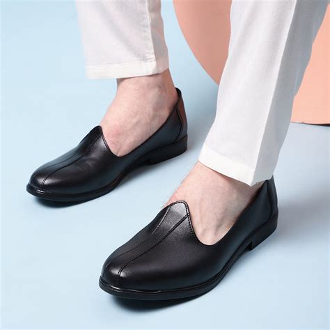 Buy Fortune (Black) Casual Mojari Jutti For Men NAGRA By Liberty
