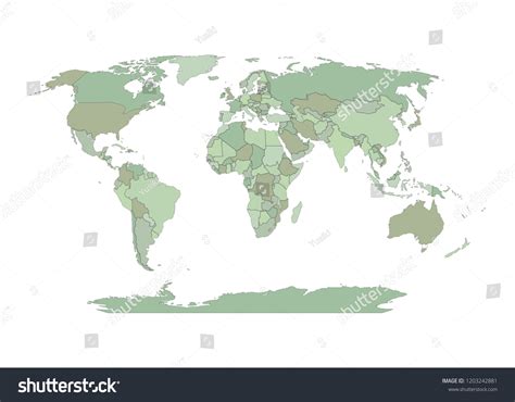 World Map Vector with Borders 的图像结果