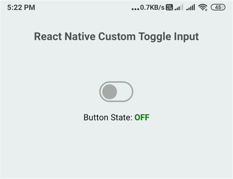 Image result for React Native Toggle Element
