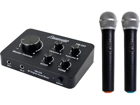 Acesonic HM-225 HDMI Karaoke Mixer with Dual UHF India | Ubuy