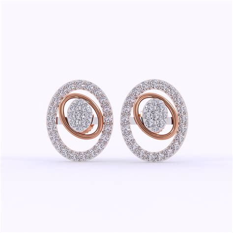 Buy Luxe Orbit Lab Grown Diamond Floral Studs Online | Aurelia Diamonds