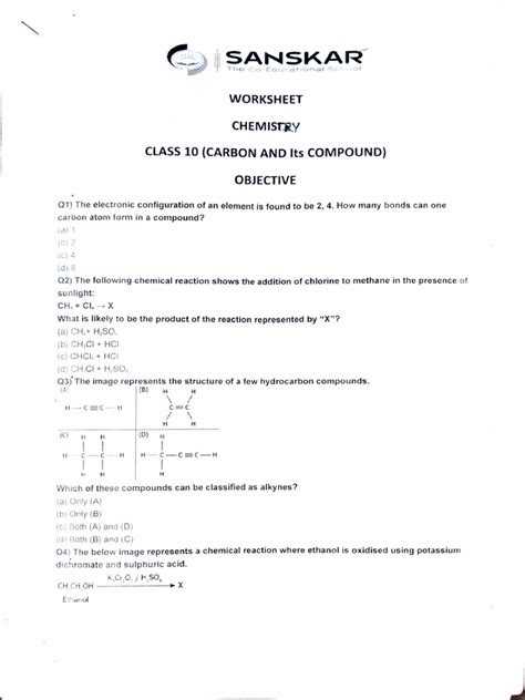 Image result for Class X Chemistry Notes PDF