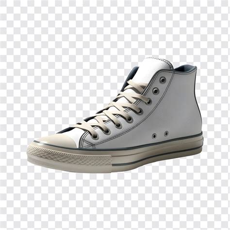 A white color shoe image isolated on a transparent background | Premium ...