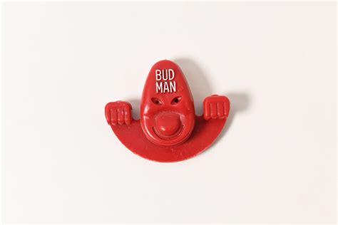 70's Bud Man Budweiser Cup Rim | Button Works Store ボタンワークス