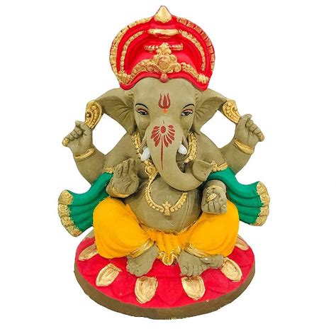 Tcoi Global Eco Friendly Ganpati Murti Matti Ganesha Idol Ganesha ...