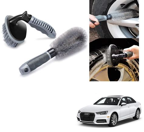 Auto Addict Combo Car Tyre Cleaner Wheel Tire Brush and Alloy Brush for ...