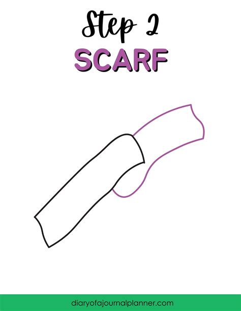 How To Draw A Scarf – Easy Scarf Drawing To Try