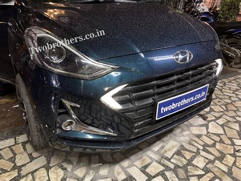 New Grand i10 Nios Projector Headlights with DRL - Car Projector DRL ...