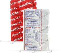 Mego Xl Strip Of 10 Capsules: Uses, Side Effects, Price & Dosage ...