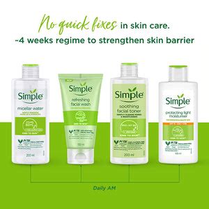 Simple Micellar Cleansing Water & Makeup Remover - 200ml