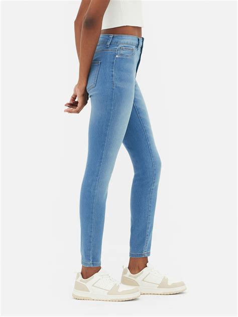 Women's Mid Blue Essential Mid-Rise Skinny Jeans | Regular | Primark
