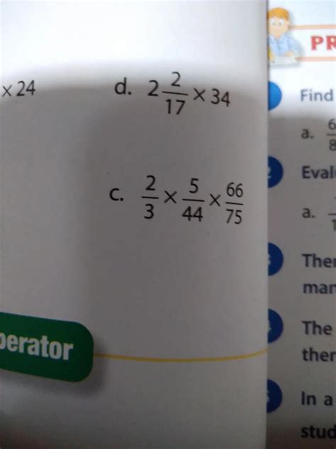 2 upon 3 multiplied by 5 upon 44 multiplied by 66 upon 75 - Brainly.in
