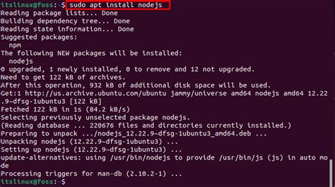 How to Instal Node.js Linux 的图像结果