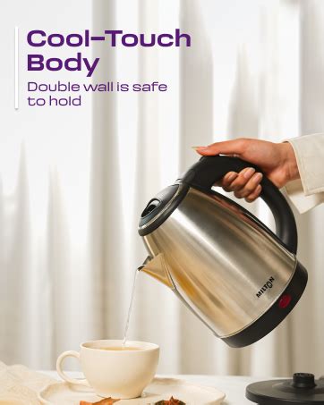 Milton Rapid Electric Kettle 1.8L | 1500 Watts | Stainless Steel Hot ...