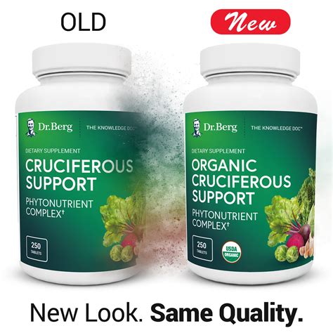 Dr. Berg's Cruciferous Superfood - Whole Food Vegetable Supplement w ...