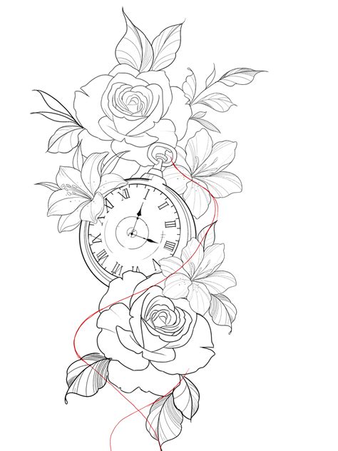 Pin by Steven Phommavanh on tattoo stuff | Family tattoo designs, Clock ...