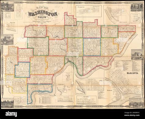Marietta ohio map hi-res stock photography and images - Alamy