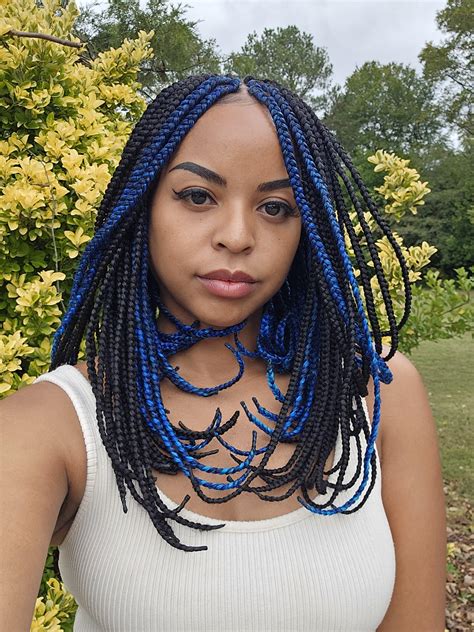 Box Braids With Color