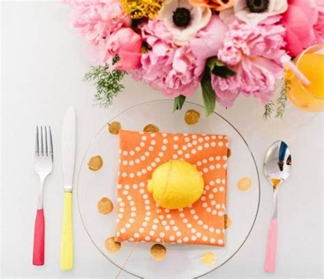Image result for Colorful Table Setting