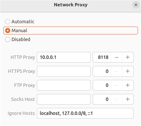 Image result for Set Proxy Linux