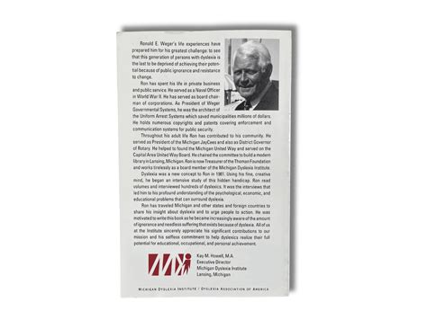 Dyslexia is Potential Waiting to Be Discovered by Ronald E. Weger - Michigan Dyslexia Institute