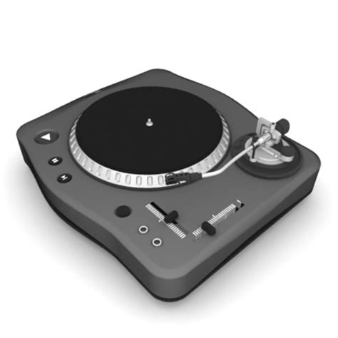 Image result for Turntable 3D Model