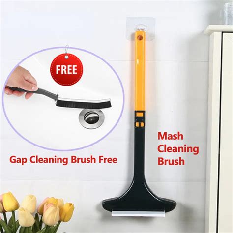 2 IN 1 MESH CLEANER BRUSH + Hard-Bristled Gap Cleaning Brush FREE – LuxShop