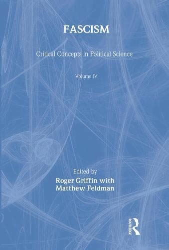 Buy Fascism Crit Concepts Pol V4 Book Online at Low Prices in India ...