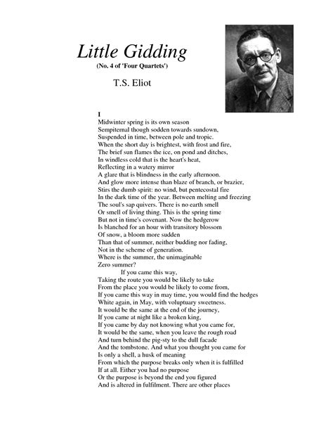 Ts Eliot Four Quartets | 5minsx2midnight