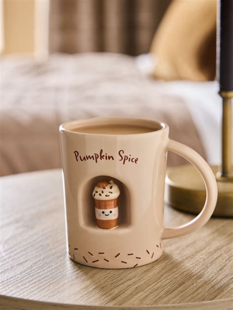 Buy Natural Pumpkin Spice Autumn Mug from Next India