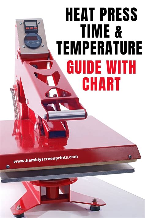Image result for Heat Press Temperature Guide