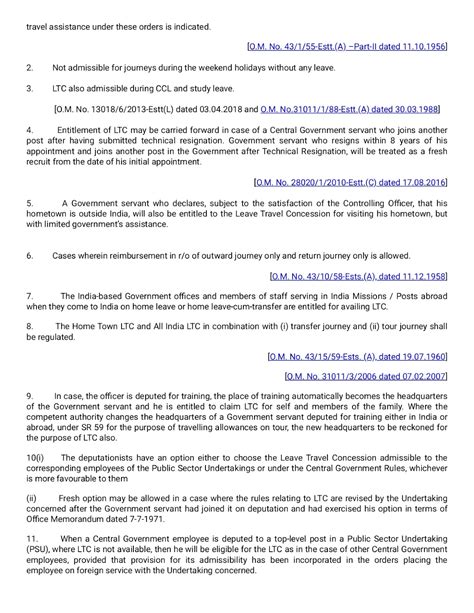 LTC Guidelines - DOP Order dated 07/05/2024