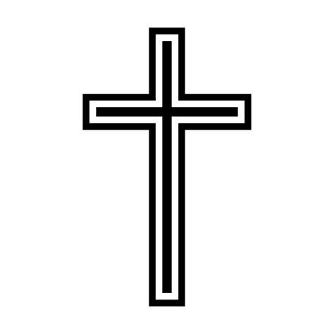 Double Christian cross crucifix symbol of faith and love for God Jesus Chrestos son of God ... - symbol for jesus
