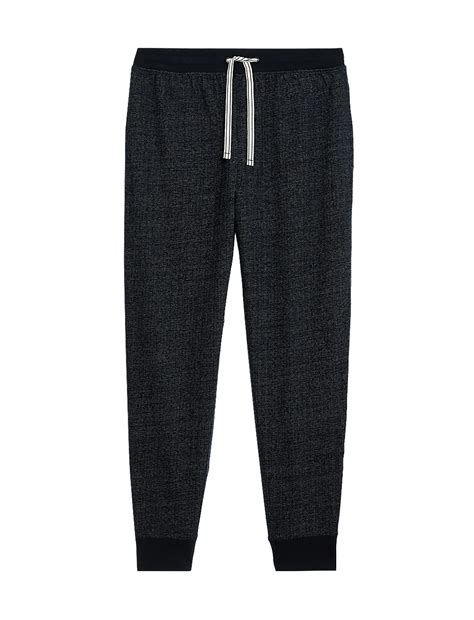 Buy Pure Cotton Textured Joggers at Marks & Spencer