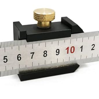 OSALADI Steel Ruler Positioning Block Aluminum Alloy Marker positioner ...