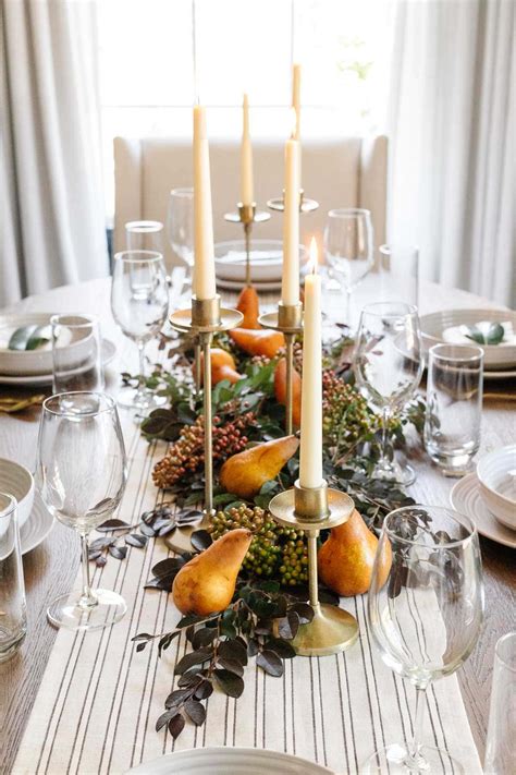 Easy Table Decorations For Thanksgiving Table