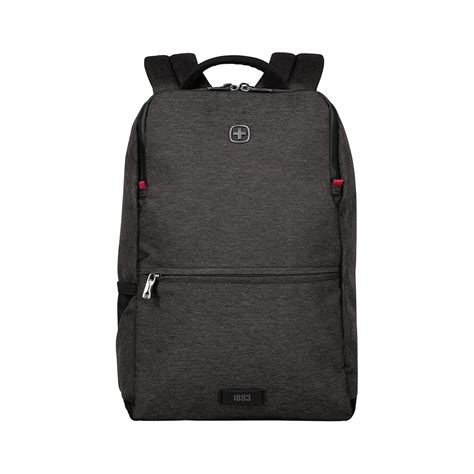 WENGER, MX Reload 14 Inch Backpack, 17 Liters Heather Grey Swiss ...