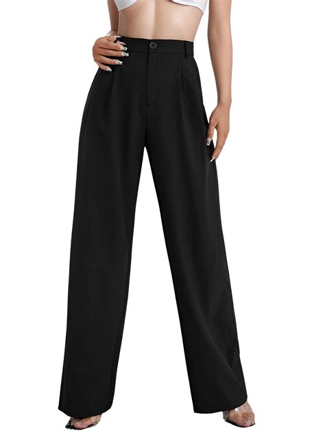 gakvbuo Plus Size Palazzo Pants For Women Long Pants High Waist Wide ...