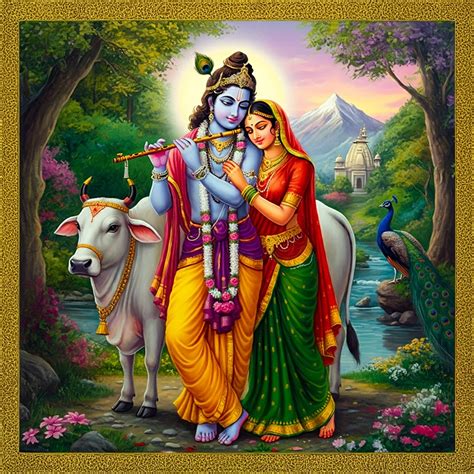 Lord Krishna And Radha Rani