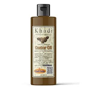 Buy Khadi Natural Herbal Castor Oil For Hair Growth | Cold Pressed ...
