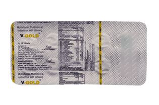V Gold Tablet 10 - Uses, Side Effects, Dosage, Price | Truemeds