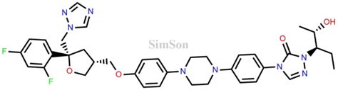 Posaconazole Related Compound A | CAS No- 171228-50-5 | Simson Pharma ...