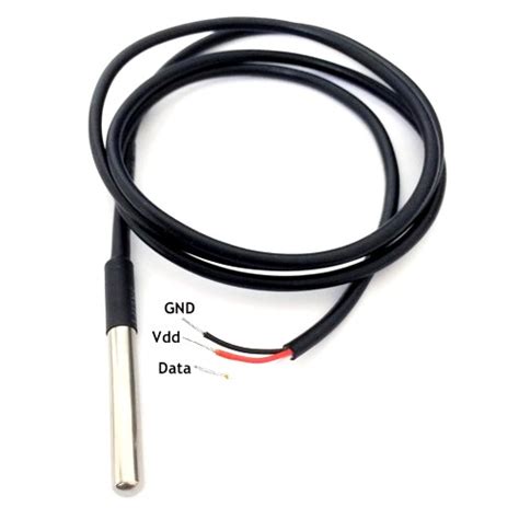 DS18B20 Waterproof Digital Temperature Probe or Sensor | Robodo