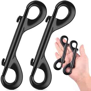 ERKOON Extra Large 4.7 inch Double Ended Bolt Snaps Hooks 220lbs Load ...