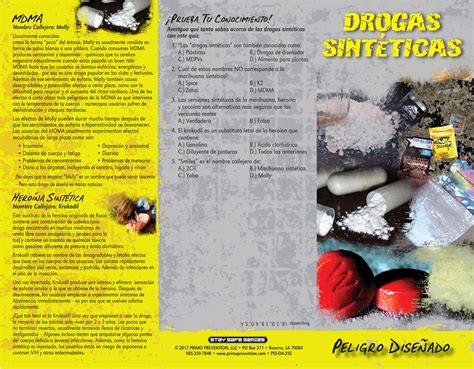 *SPANISH* Synthetic Drugs Pamphlet - Primo Prevention